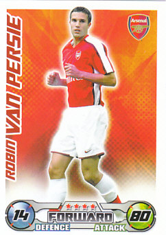 Robin van Persie Arsenal 2008/09 Topps Match Attax #15